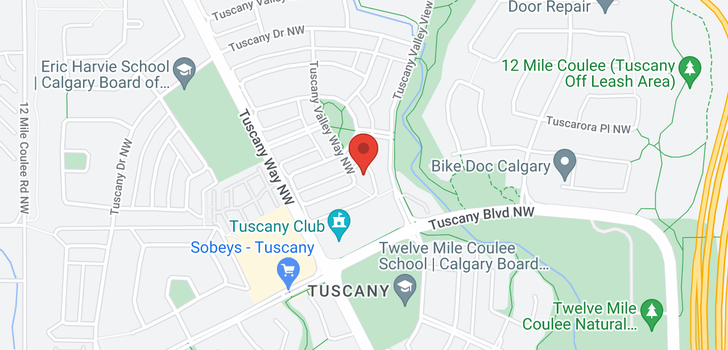 map of 140 Tuscany Valley Way NW